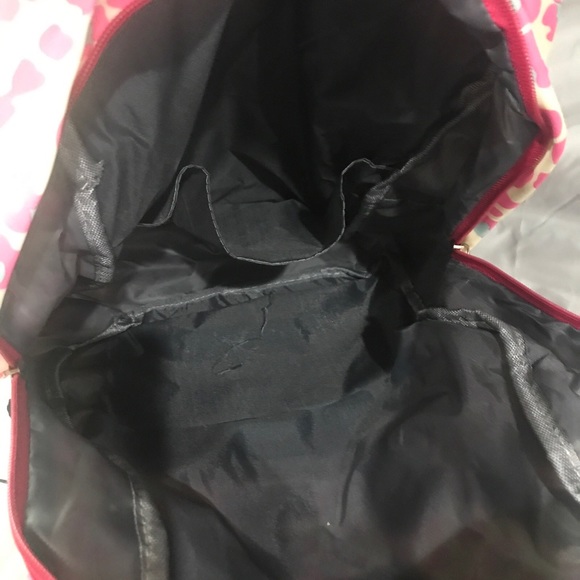 Sanrio Kawii Hello Kitty Student Canvas Backpack - Picture 4 of 9